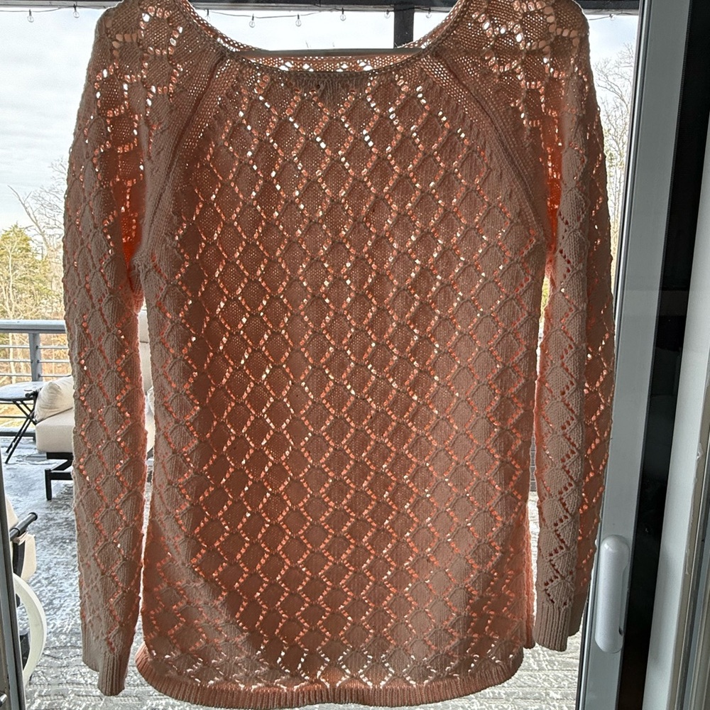 Peach/ Pink Knit Sweater